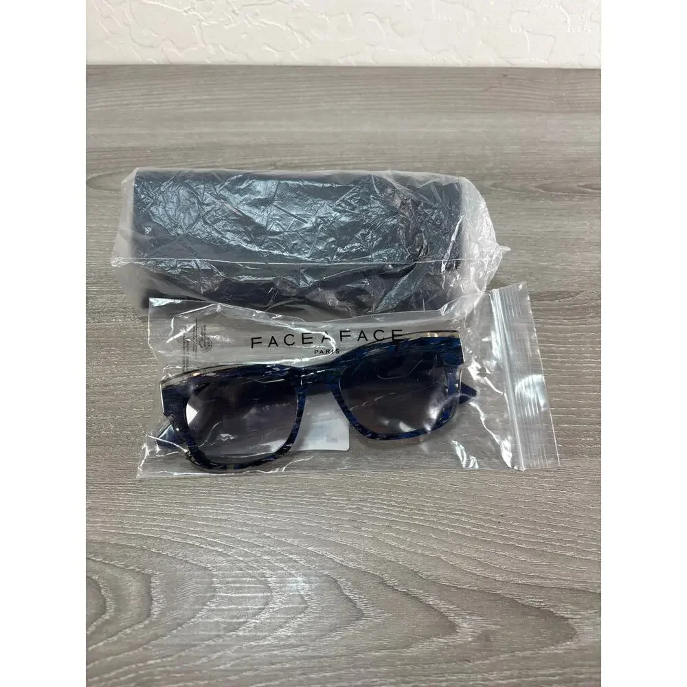 FACE A FACE SHIRO-1 Blue‎ Storm (8623) Gray Tint Lense Men's Sunglasses- New